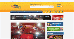 Desktop Screenshot of guiajacarei.com.br